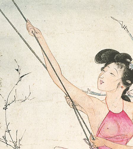 衡东-胡也佛的仕女画和最知名的金瓶梅秘戏图